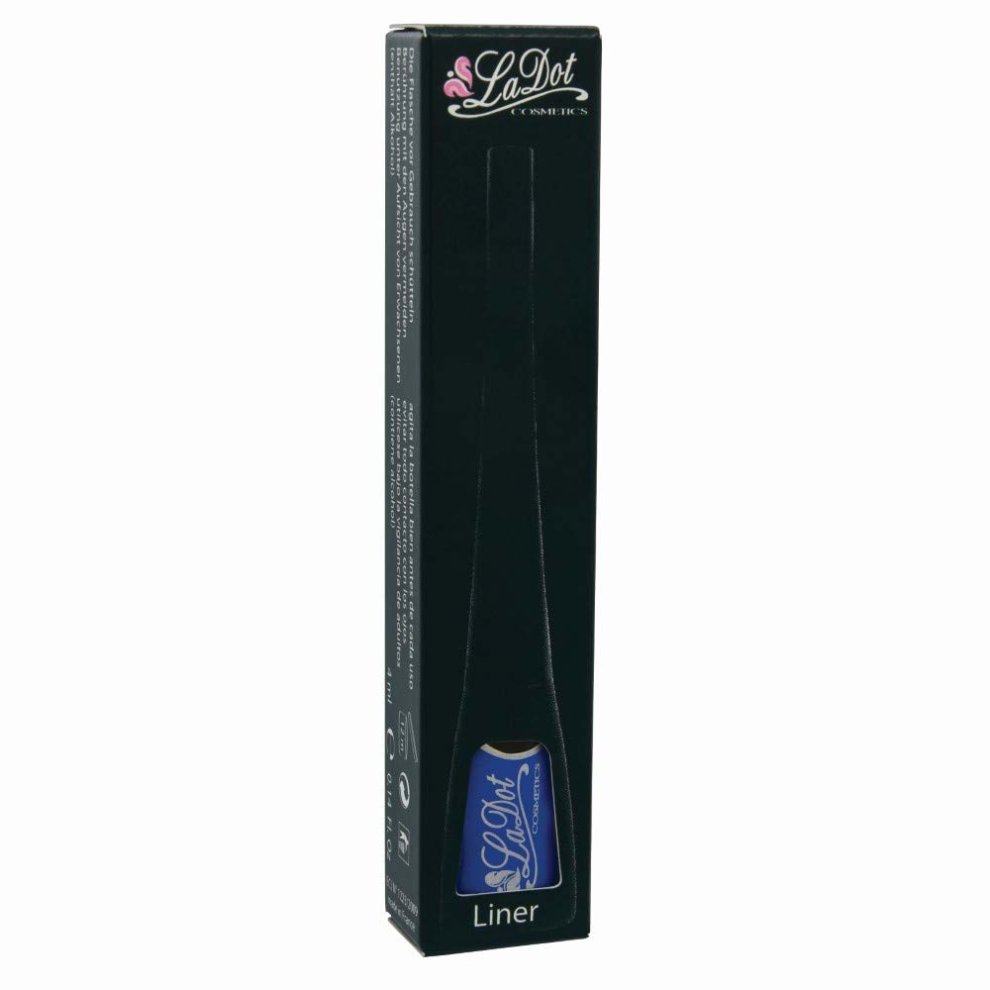 LaDot Temporary Tattoo Liner Pen - Fine Tip - Waterproof Blue