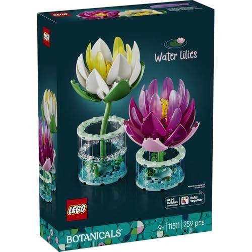 Share LEGO BOTANICALS Water Lilies Block Building Toy 11511