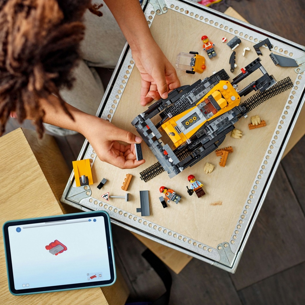 LE BULLDOZER JAUNE 60466 J25 SAJOU