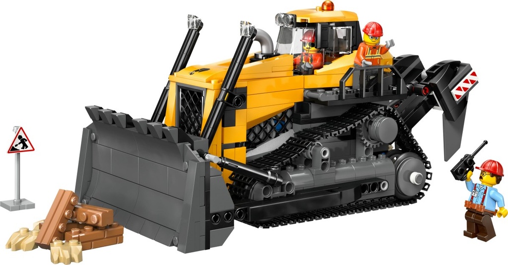 LE BULLDOZER JAUNE 60466 J25 SAJOU