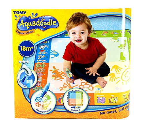 Aquadoodle Classic Large Water Doodle Mat Official TOMY No Mess Colouring and Drawing Game Suitable for Toddlers and Children from 18 Months+