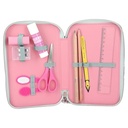 Depesche Miss Melody 13692 Triple Pencil Case with Horse Head Appliqué