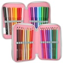 Depesche Miss Melody 13692 Triple Pencil Case with Horse Head Appliqué