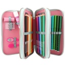 Depesche Miss Melody 13692 Triple Pencil Case with Horse Head Appliqué