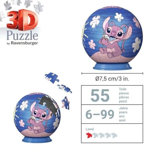 PUZZLE 54P 3D STICH A2502147