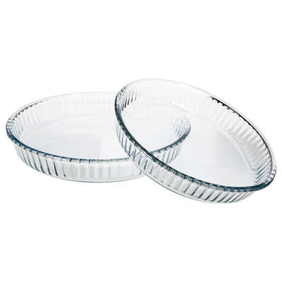 [jja118530] PLAT VERRE ROND *2   118530