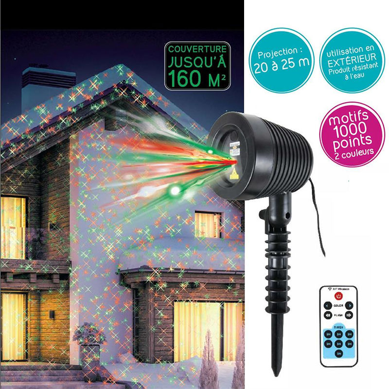 PROJECTEUR LASER 1000POINTS LA9706    18463