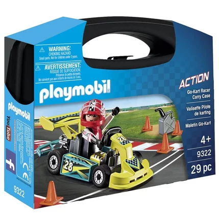VALISETTE PLAYMOBIL PILOTE KARTING 9322