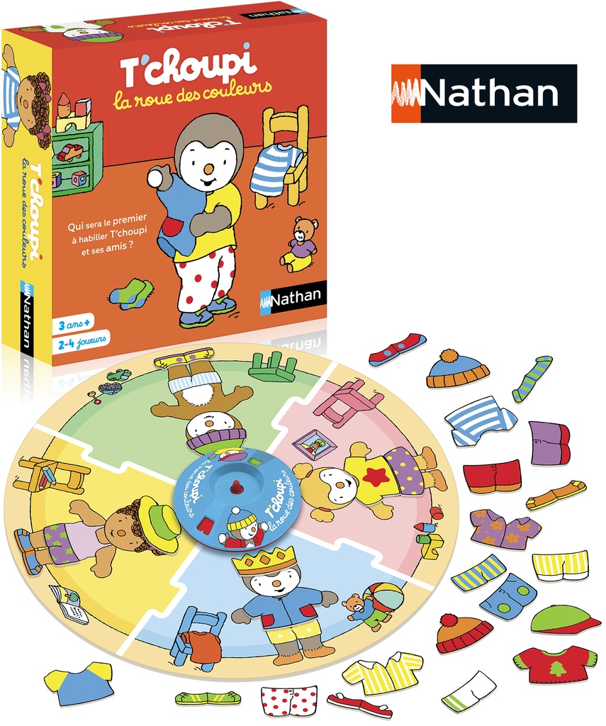 T CHOUPI LA ROUE DES COULEURS 31551