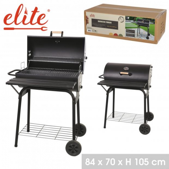 BARBECUE AVEC COUVERCLE 21879  84*70*H105CM