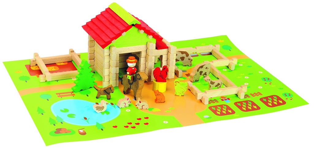 MA PREMIERE PETITE FERME EN BOIS - 80 PIECES  8232  J24