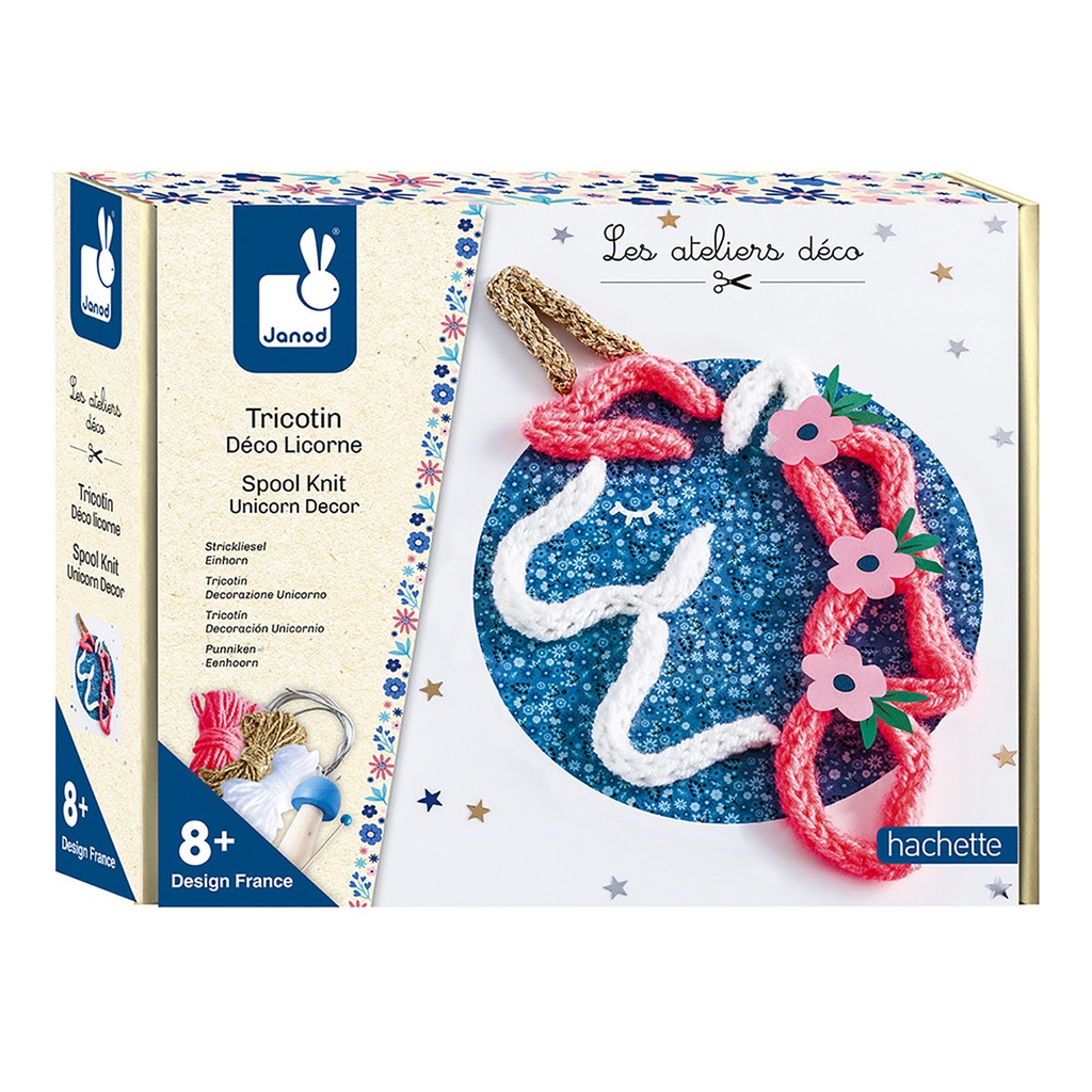 TRICOTIN DECO LICORNE  J07911  