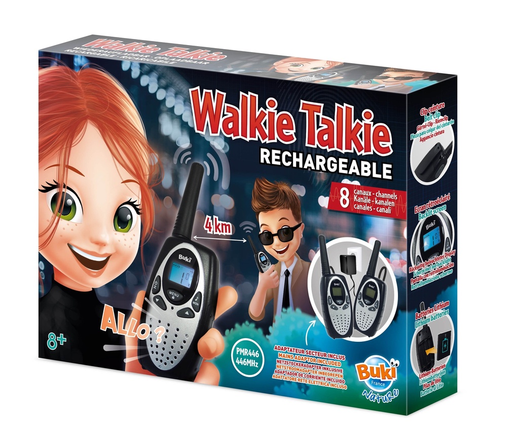 [2241055BUK] TALKIE WALKIE - RECHARGEABLE TW02  J25 SAJOU