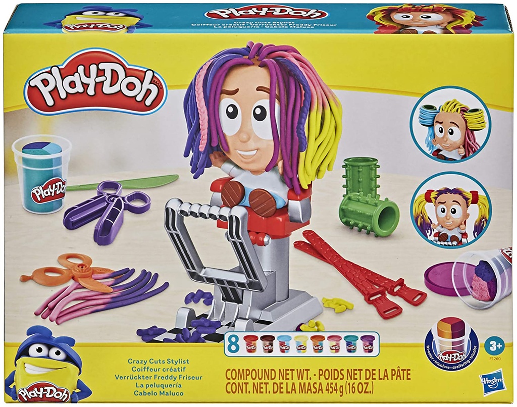 [223372HAS] PLAY-DOH SALON DE COIFFURE COIFFEUR CRÉATIF F12605L0  J23