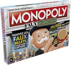 [HASF2674101] MONOPOLY FAUX BILLETS F2674101