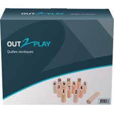 BOITE JEU QUILLES NORDIQUES A2100698 BOIS J26 SAJOU