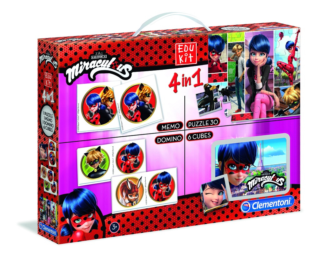 Edukit 4 en 1 - Miraculous 18036 
