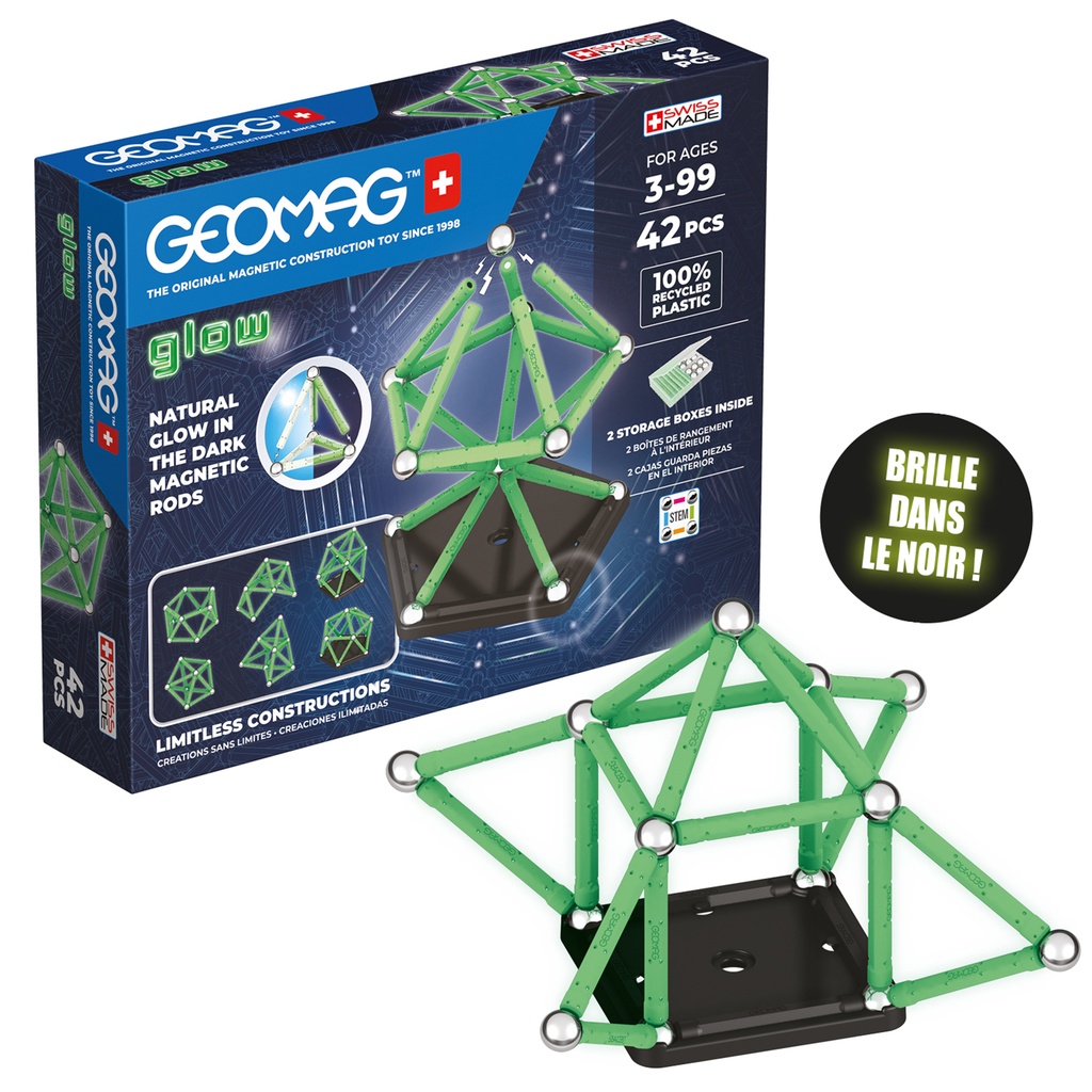 GEOMAG - Ecofriendly 42 pcs Glow GM801 