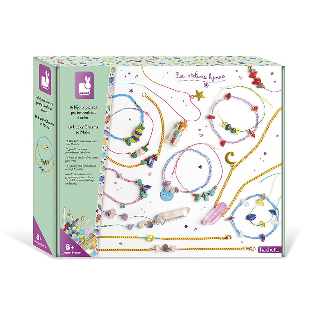 [225699JUR] 16 BIJOUX PIERRES PORTE-BONHEUR A CREER J07938     J25