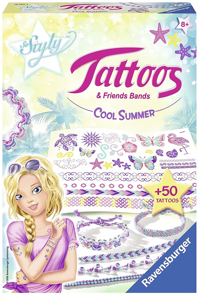 TATTOOS & BRACELETS COOL SUMMER 18320 J24