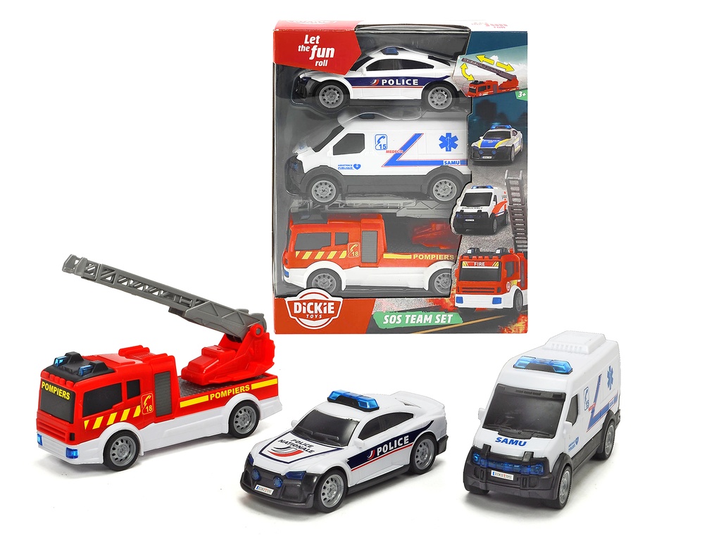 DICKIE SOS TEAM SET 3 PCS  7/203712015002 J23