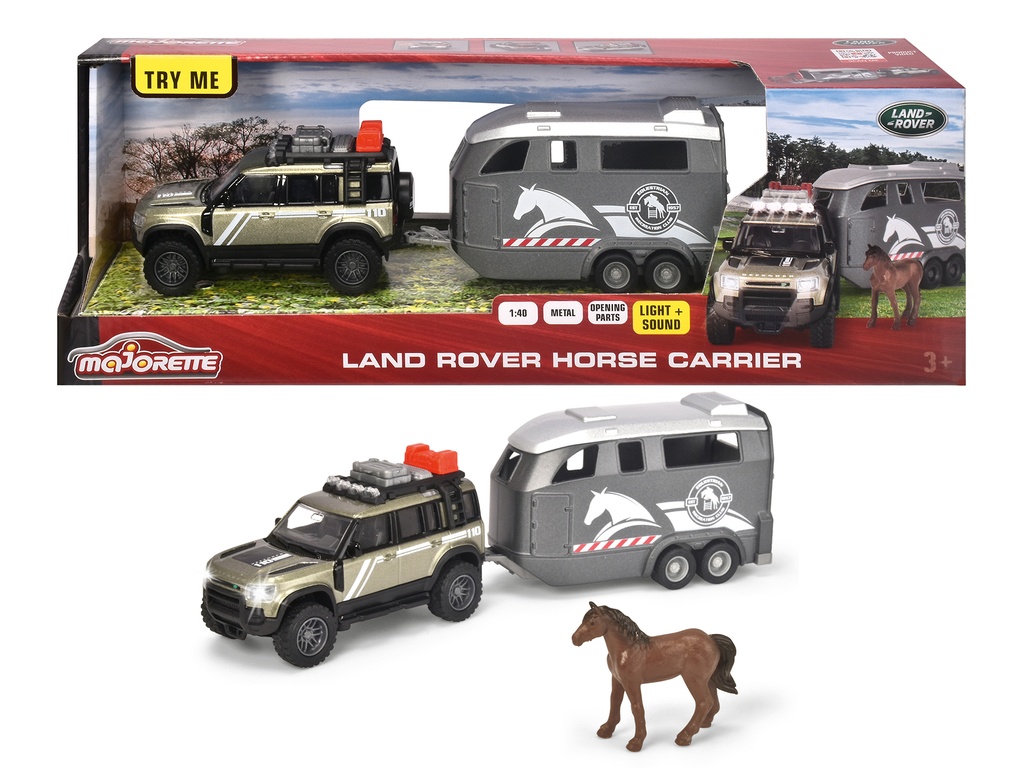 MAJO GS LAND ROVER + REMORQUE 25CM 7/213776000 J23