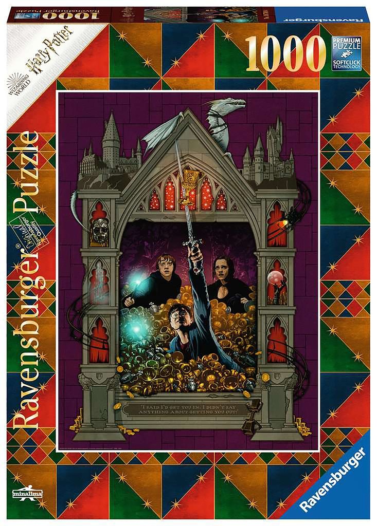 PUZZLE 1000P-H.POTTER & LES RELIQUES DE LA MORT 16749 