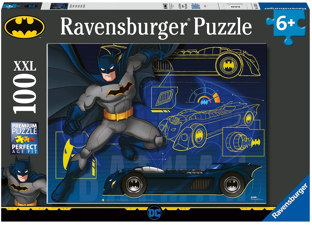 PUZZLES 10P XXL-LA BATMOBILE/BATMAN 13262 