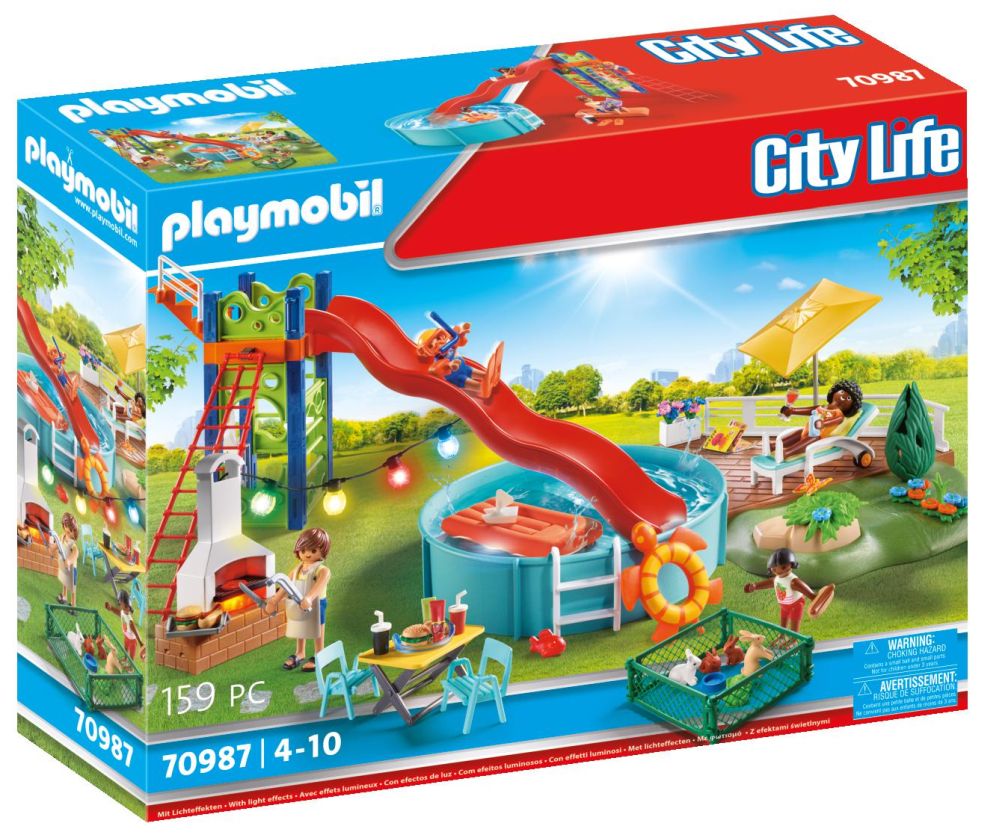 ESPACE DETENTE PISCINE 70987 J23 playmobil