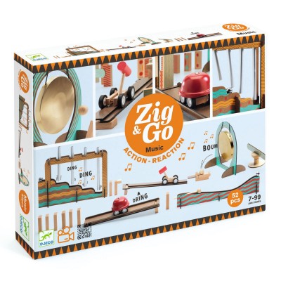 ZIG & GO - MUSIC - 52 PCS DJECO DJ05645