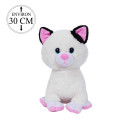 chat assis 30 cm