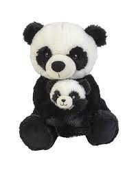 PELUCHE PANDA 30CM + BEBE A2203241  