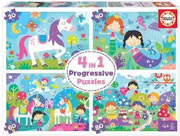PUZZLE 20-40-60-80 MUNDO DE FANSTASIA 18905