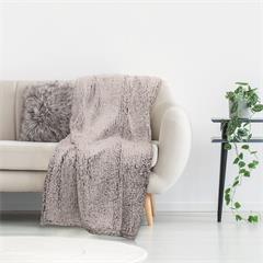 PLAID SHERPA GRIS 120*150CM TX8009
