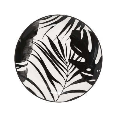 ASS PLATE PALME NOIR D26