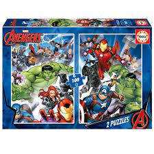 PUZZLE 2*100P AVENGERS 19679
