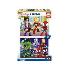 PUZZLE 2*48P SPIDERMAN 19678