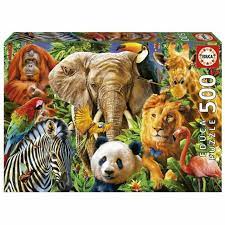 [EDU19550] PUZZLE 500P ANIMAUX 19550