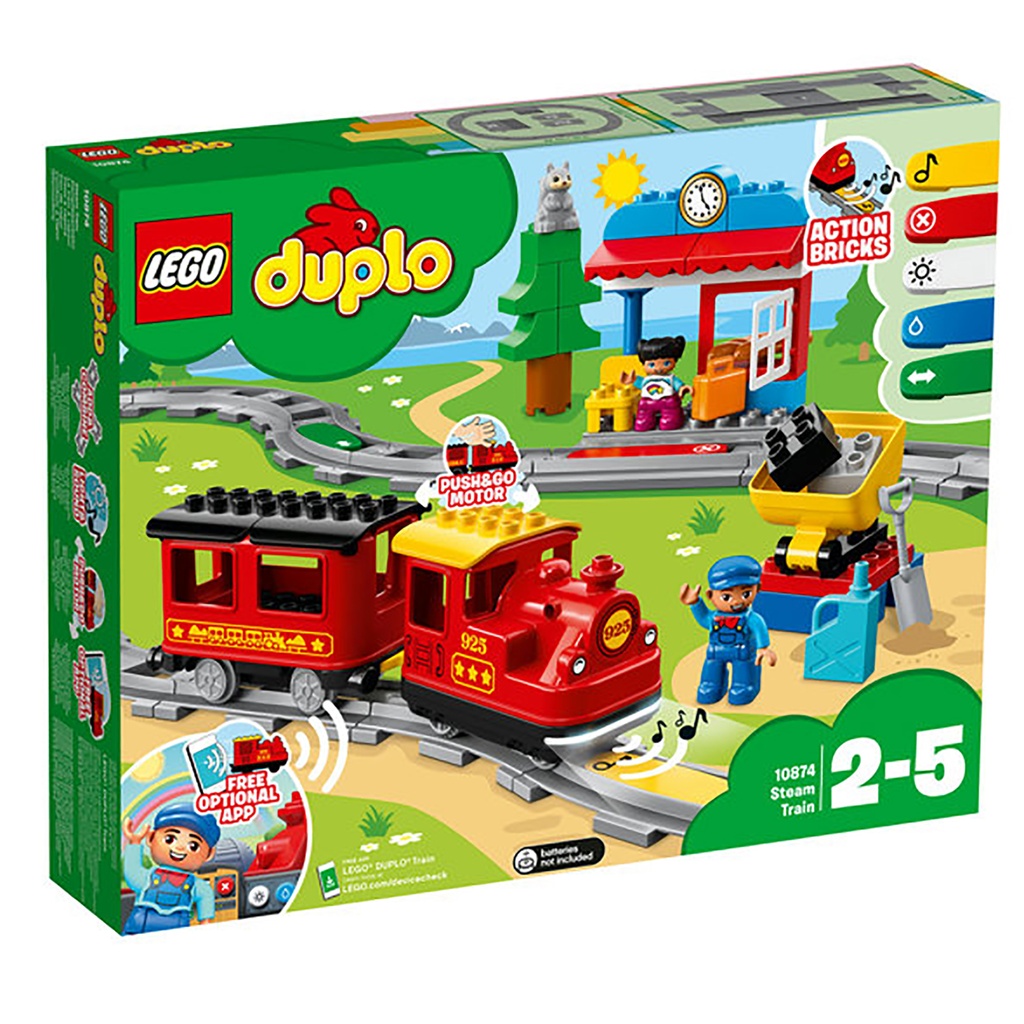 Le train a vapeur 10874  J23 LEGO
