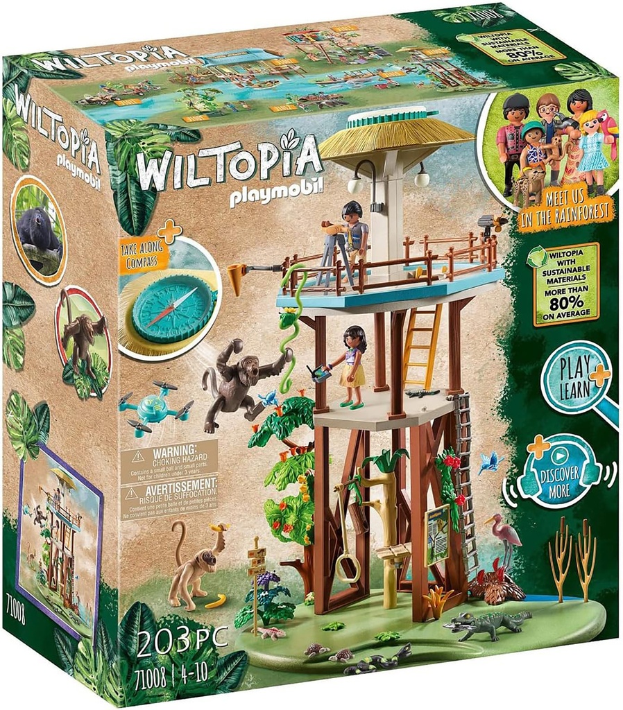 tour de recherche avec boussole 71008  J23 playmobil