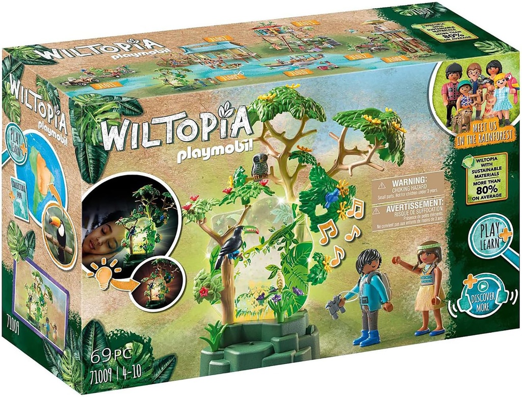 foret tropicale avec veilleuse 71009  J23 playmobil