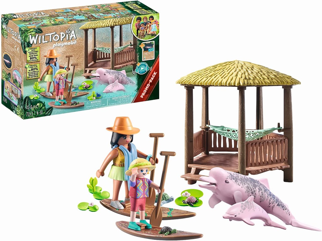 paddles et dauphins roses 71143  J23 playmobil