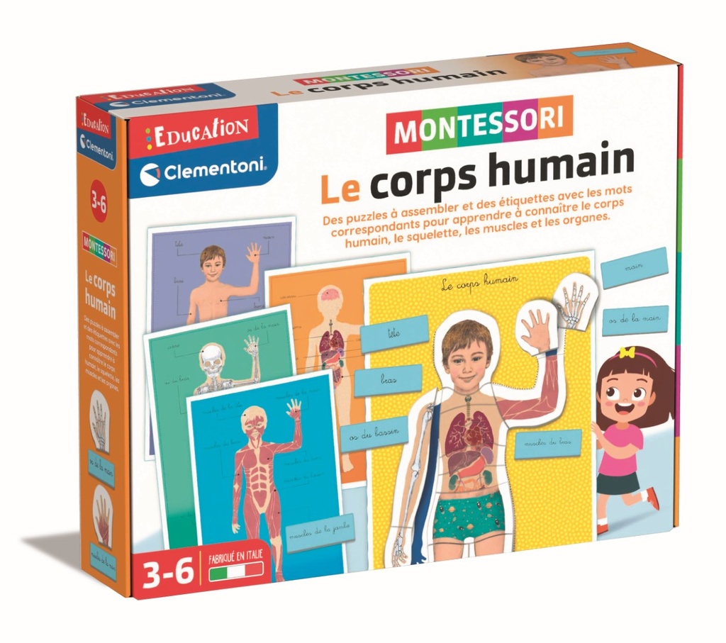 Le corps humain - Montessori 52611  J23