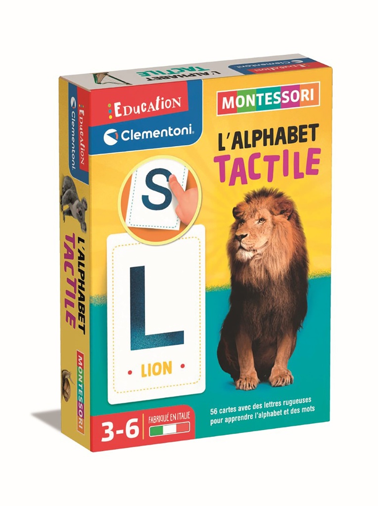 [223429CLE] L'alphabet tactile - Montessori 52708  J23