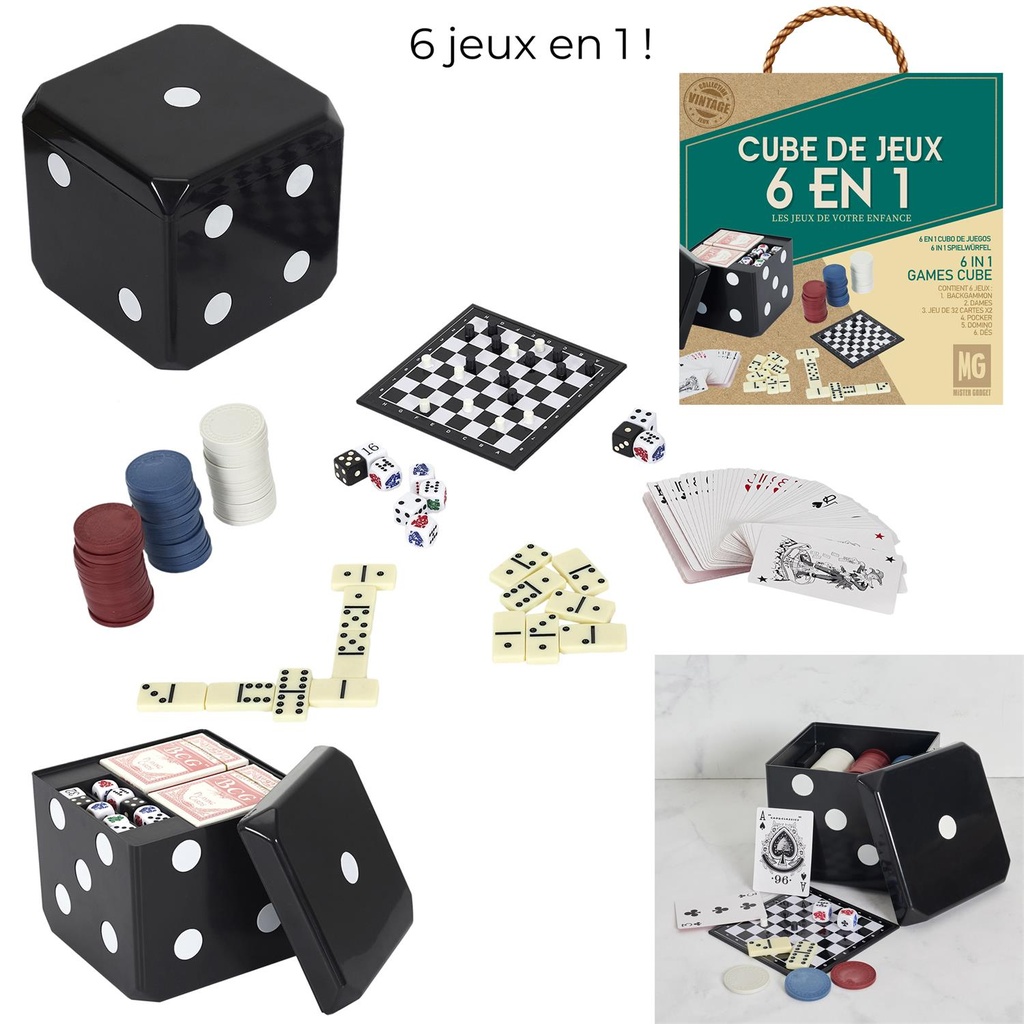 CUBE DE JEUX 6 EN 1 M4 A1/M4 MG3337  J23