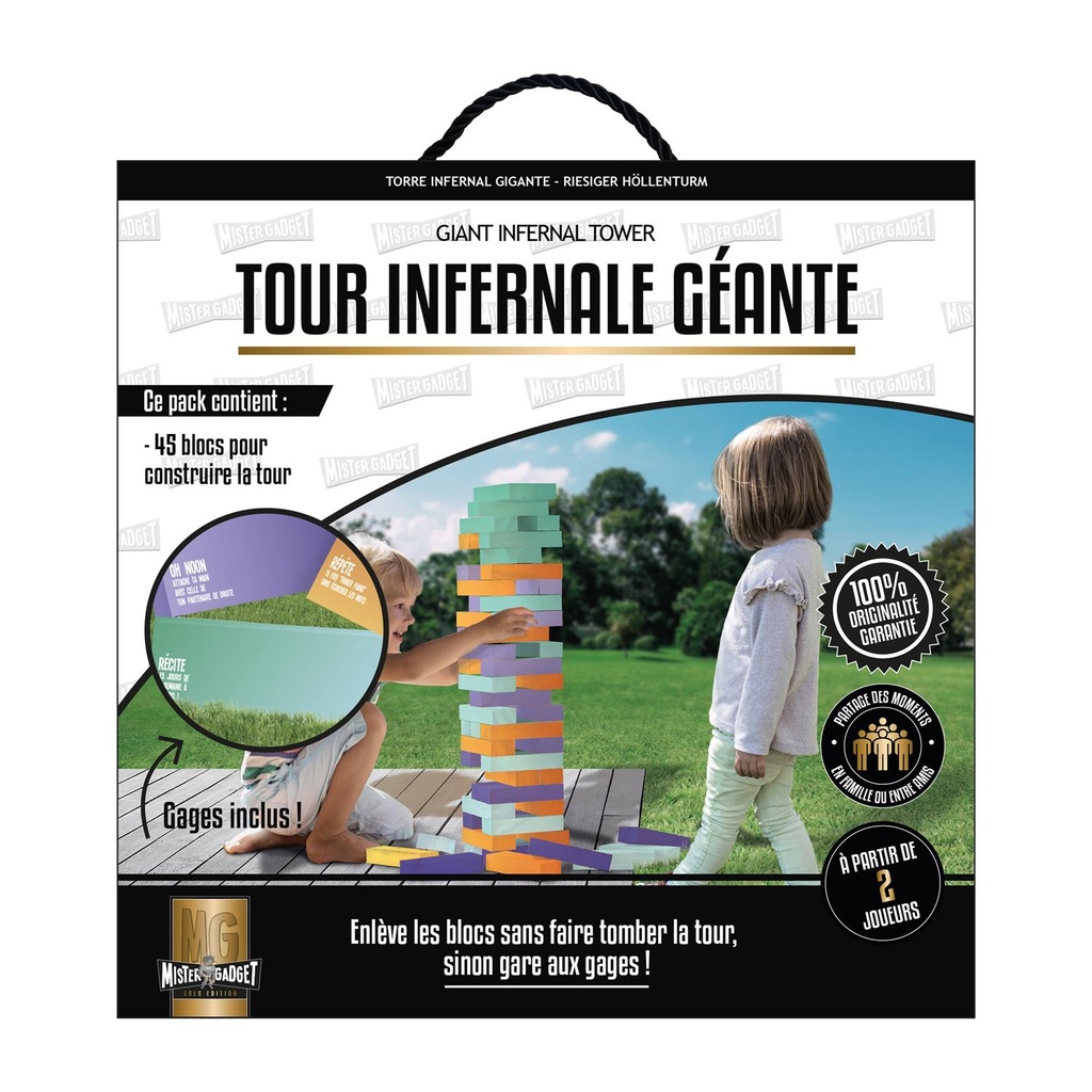 JEU DE LA TOUR INFERNALE GRAND FORMAT M12 MG3432  J23