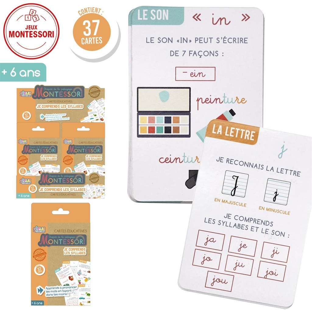 JEU JE COMPRENDS LES SYLLABES EA10300