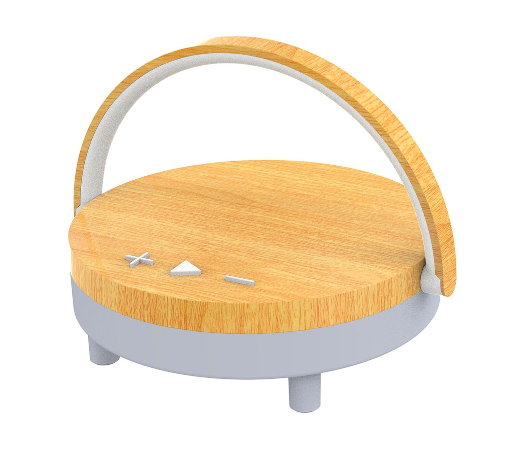 SPEAKER BLUETOOH VEILLEUSE CHARGEUR INDUCTION LACHARG03  J23