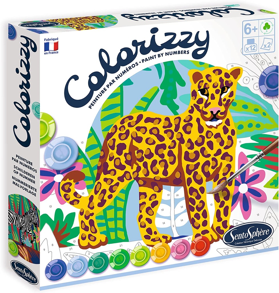 COLORIZZY - ZEBRE & LEOPARD 4511  J23