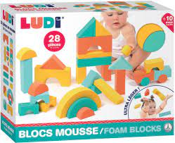 BLOCS CONSTRUCTION MOUSSE  30091 J25 SAJOU